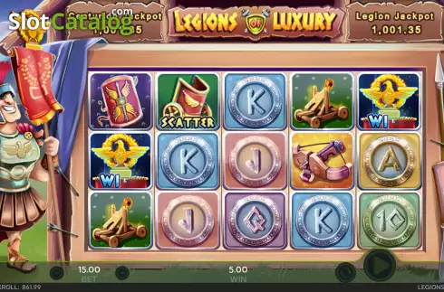 Скрин5. Legions of Luxury слот
