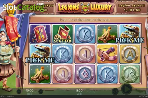 Скрин6. Legions of Luxury слот