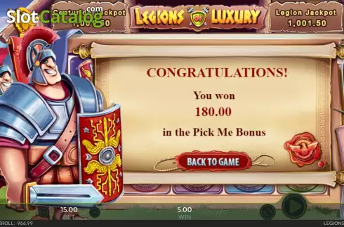 Скрин7. Legions of Luxury слот