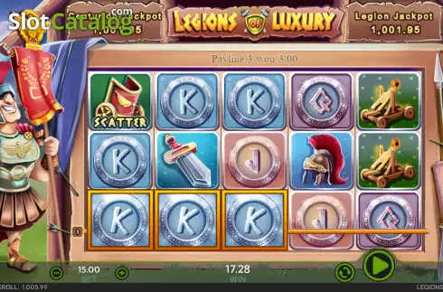 Скрин8. Legions of Luxury слот