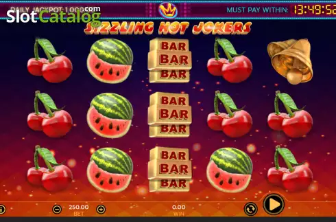 Скрин2. Sizzling Hot Jokers слот