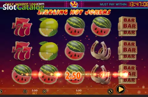 Скрин4. Sizzling Hot Jokers слот