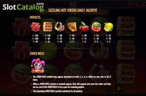 Скрин8. Sizzling Hot Jokers слот