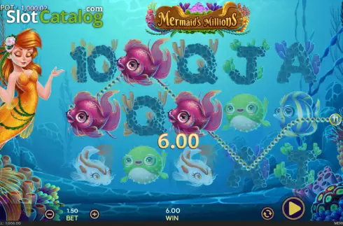 Скрин4. Mermaid's Millions (Section 8 Studio) слот
