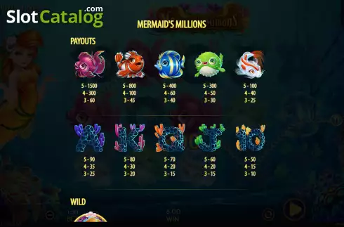 Скрин9. Mermaid's Millions (Section 8 Studio) слот