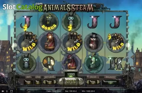 Скрин2. Animals Steam слот