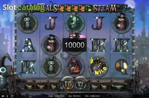 Скрин5. Animals Steam слот