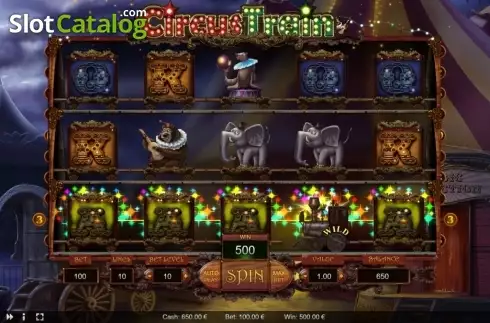 Скрин3. Circus Train слот