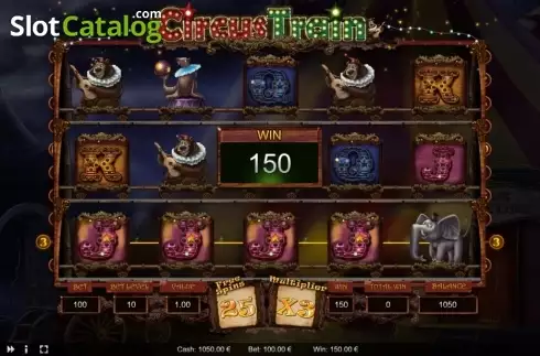 Скрин5. Circus Train слот