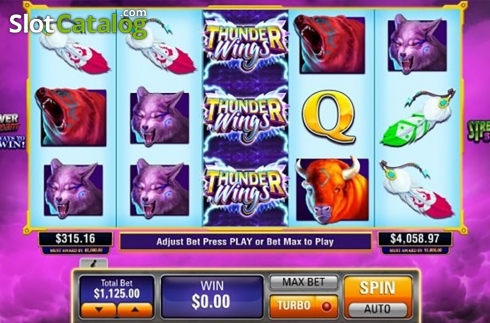 Скрин2. Thunder Wings слот