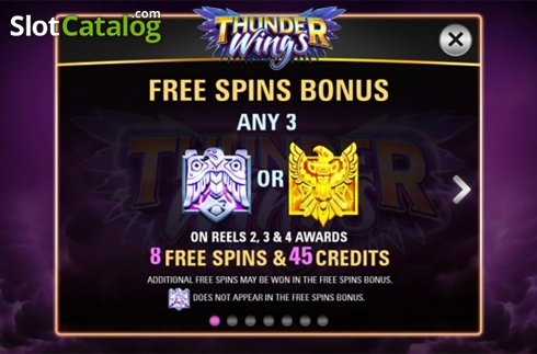 Скрин4. Thunder Wings слот