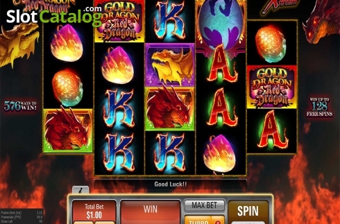 Скрин2. Gold Dragon Red Dragon слот