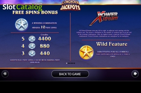 Скрин6. Longhorn Jackpots слот