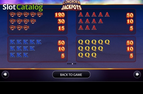 Скрин9. Longhorn Jackpots слот