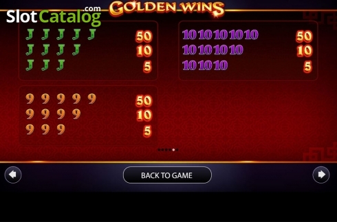 Скрин9. Golden Wins слот