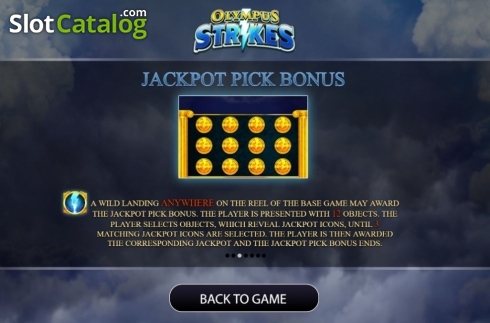 Скрин8. Olympus Strikes (	AGS) слот