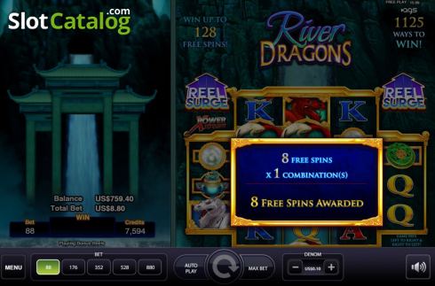 Скрин4. River Dragons (AGS) слот