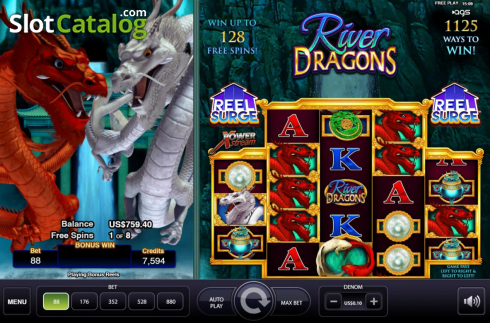 Скрин5. River Dragons (AGS) слот