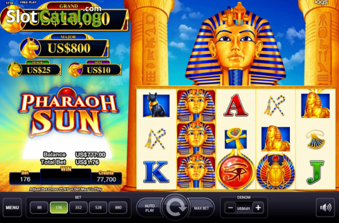 Скрин2. Pharaoh Sun слот