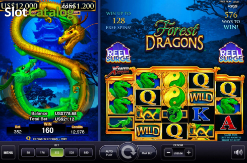Скрин5. Forest Dragons слот