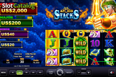 Скрин4. Apollo Stacks слот