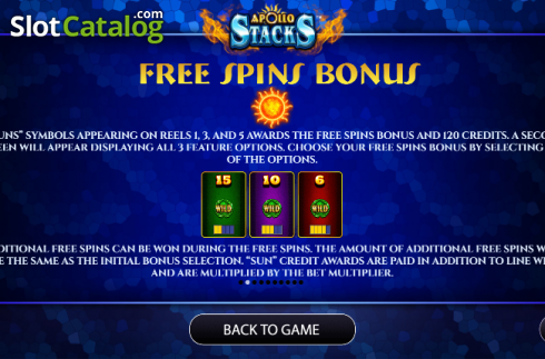 Скрин7. Apollo Stacks слот