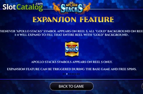 Скрин8. Apollo Stacks слот