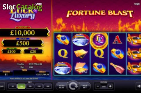 Скрин2. Luck and Luxury слот