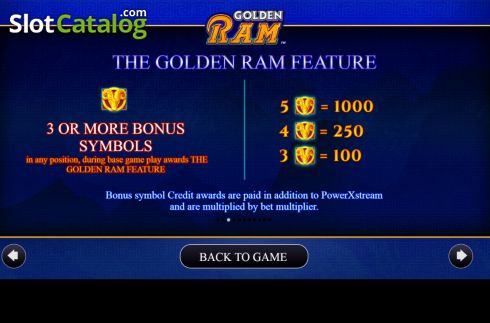 Скрин5. Golden Ram слот