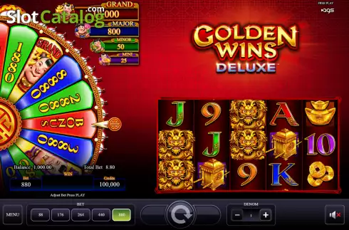 Скрин2. Golden Wins Deluxe слот