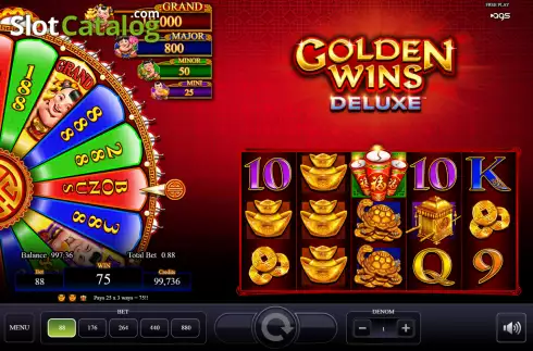 Скрин3. Golden Wins Deluxe слот