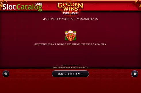 Скрин4. Golden Wins Deluxe слот