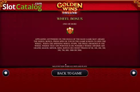 Скрин6. Golden Wins Deluxe слот