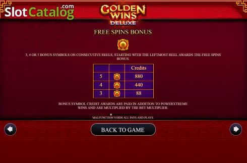 Скрин8. Golden Wins Deluxe слот
