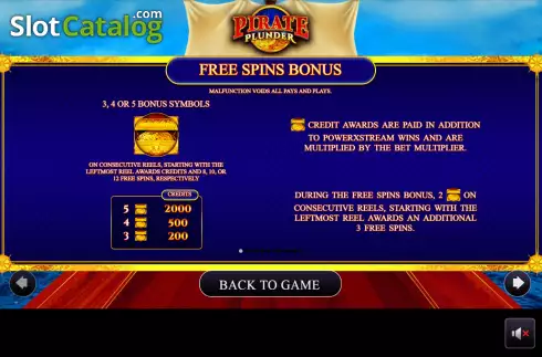 Скрин5. Pirate Plunder (AGS) слот