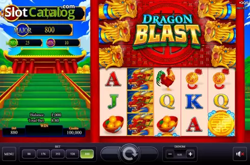 Скрин2. Dragon Blast (AGS) слот