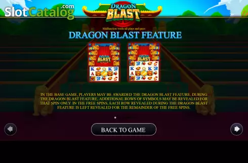 Скрин5. Dragon Blast (AGS) слот