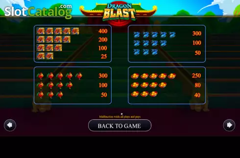 Скрин9. Dragon Blast (AGS) слот