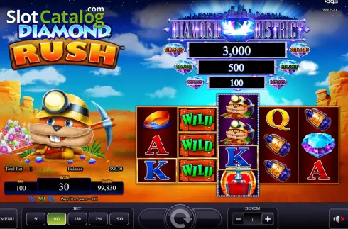 Скрин3. Diamond Rush (AGS) слот