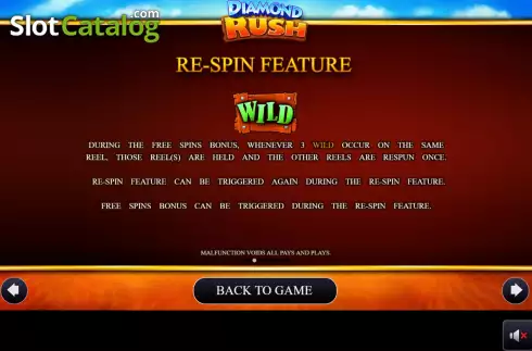 Скрин7. Diamond Rush (AGS) слот