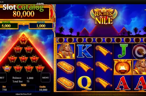 Скрин2. Riches of the Nile слот