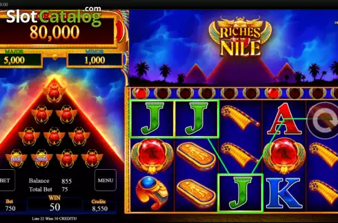 Скрин3. Riches of the Nile слот