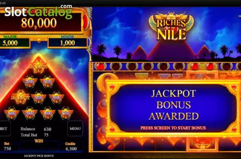 Скрин4. Riches of the Nile слот