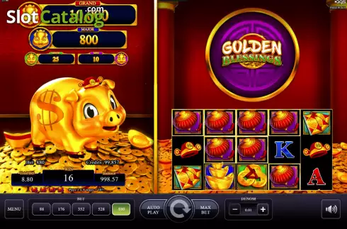 Скрин3. Golden Blessings слот
