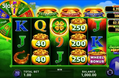 Скрин2. Shamrock Fortunes Deluxe слот