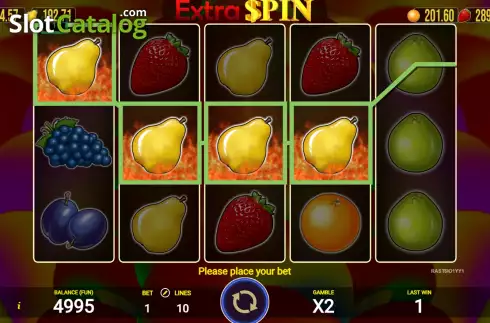 Скрин3. Extra Spin слот