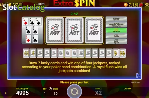 Скрин8. Extra Spin слот