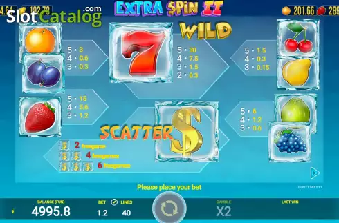 Скрин6. Extra Spin 2 слот