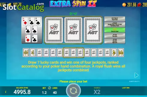 Скрин8. Extra Spin 2 слот