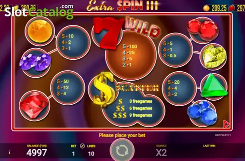 Скрин6. Extra Spin 3 слот